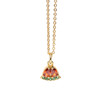 Zirconium, fruit strawberry, summer necklace, pendant, chain, wholesale, new collection
