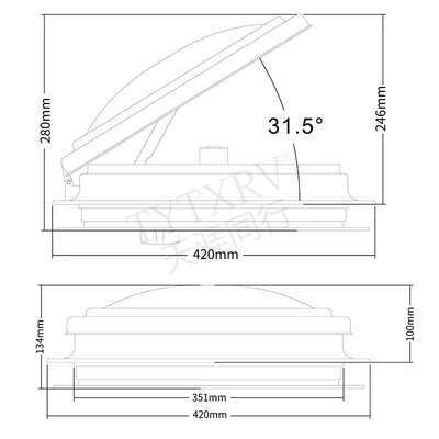 Digər kuzov və aksesuarlar, Ventilation Cover Base with