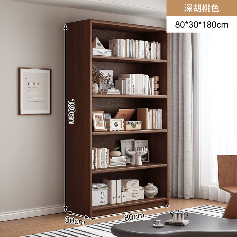Estantería de balcón de madera maciza integrada contra la pared, estante de piso a techo, almacenamiento, almacenamiento, estantería para uso doméstico, simple y sin espacio