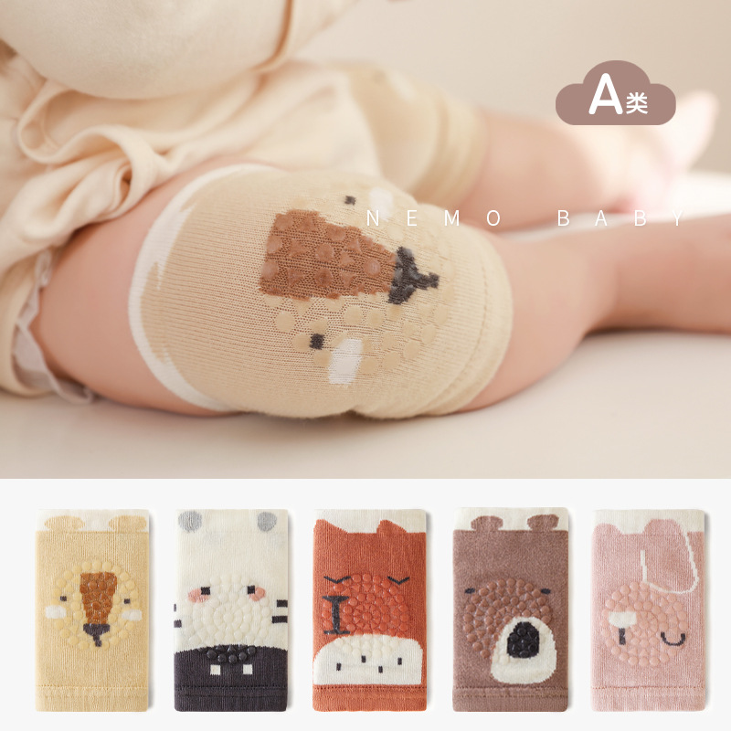 Rodillera para niños primavera, verano y otoño bebé gateando bebé anti-caída gateando niño equipo de protección funda de rodillera para niños