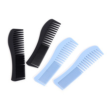 辉运跨境亚马逊新款扁梳发缝宽齿美发护发干湿两用顺发塑料梳子