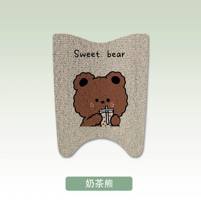 Car Foot Pad Seat Cushion Cover — Electric vehicle foot mat - milk-tea-bear-yadi-q50-special-floor-mats