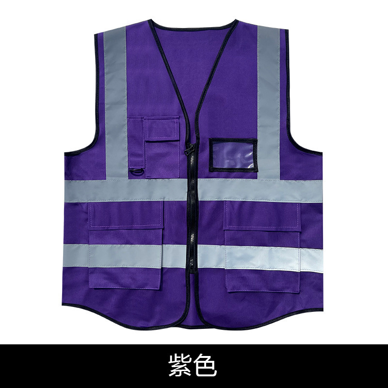 Construcción chaleco de seguridad de tráfico reflector chaleco de construcción de carretera de servicio chaleco reflectante fabricante de chaleco reflectante