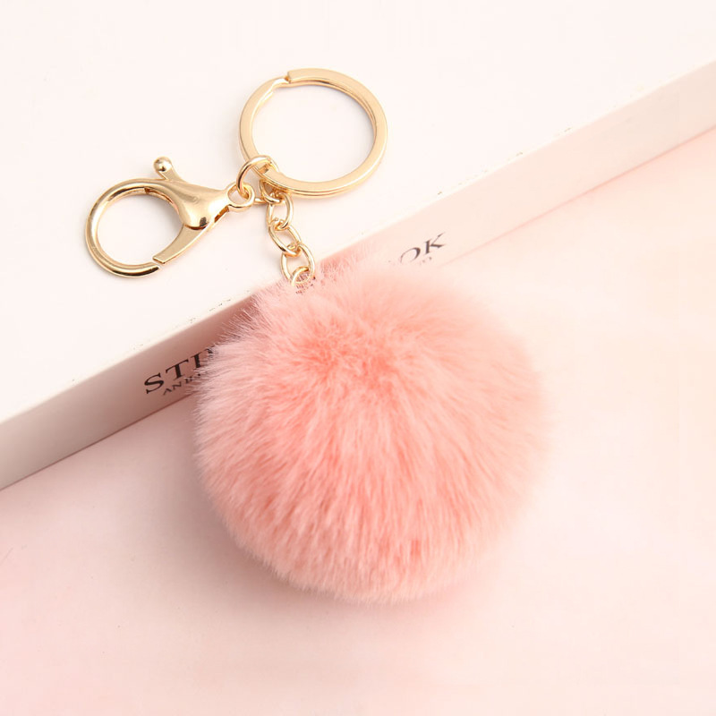 現物卸売りはラッコの毛玉をまねて6cmのアクセサリーのキーホルダーをまねます。