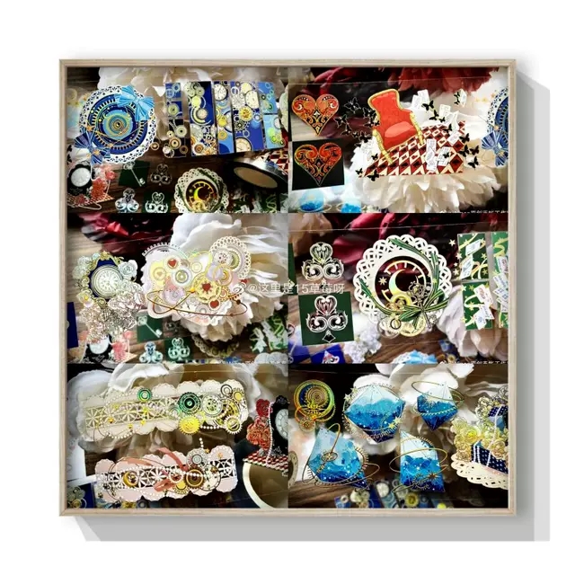 【整卷/分装】Wines 献给爱丽丝 镭射金特殊材质胶带pet手帐素材