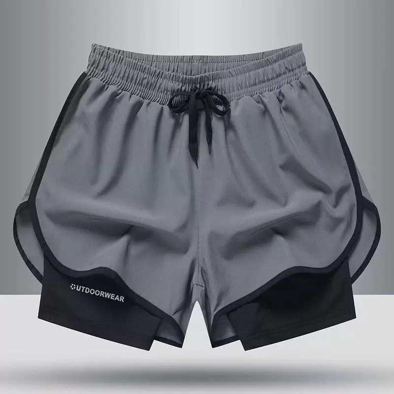 Спортивные шорты для зала, брюки, комплект для тренировки, защитное белье для баскетбола, американский стиль, для бега