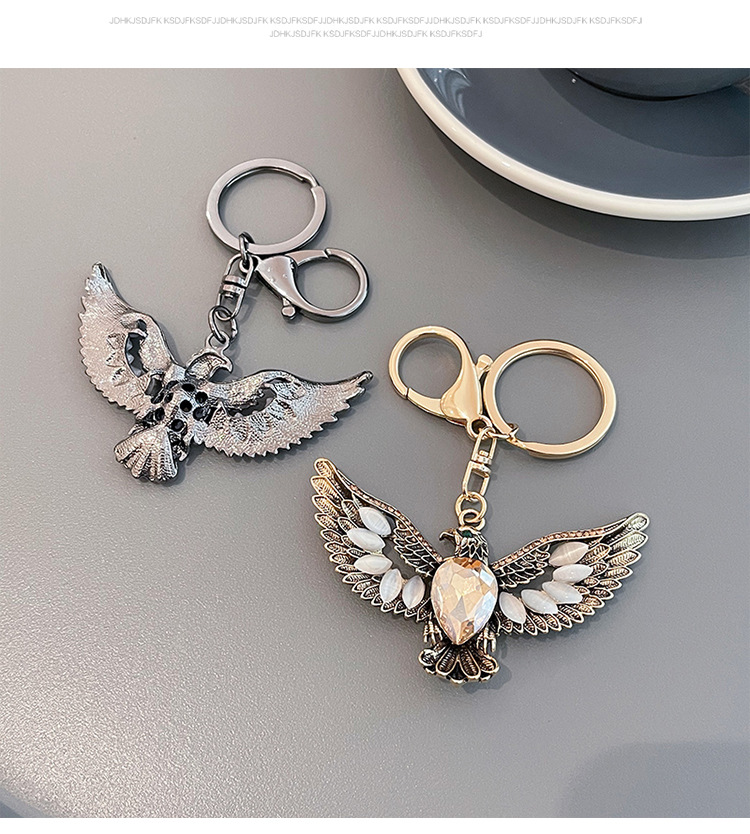 Elegant Classical American Style Zinc Alloy Eagle Adults Men's Unisex Bag Pendant Keychain display picture 5