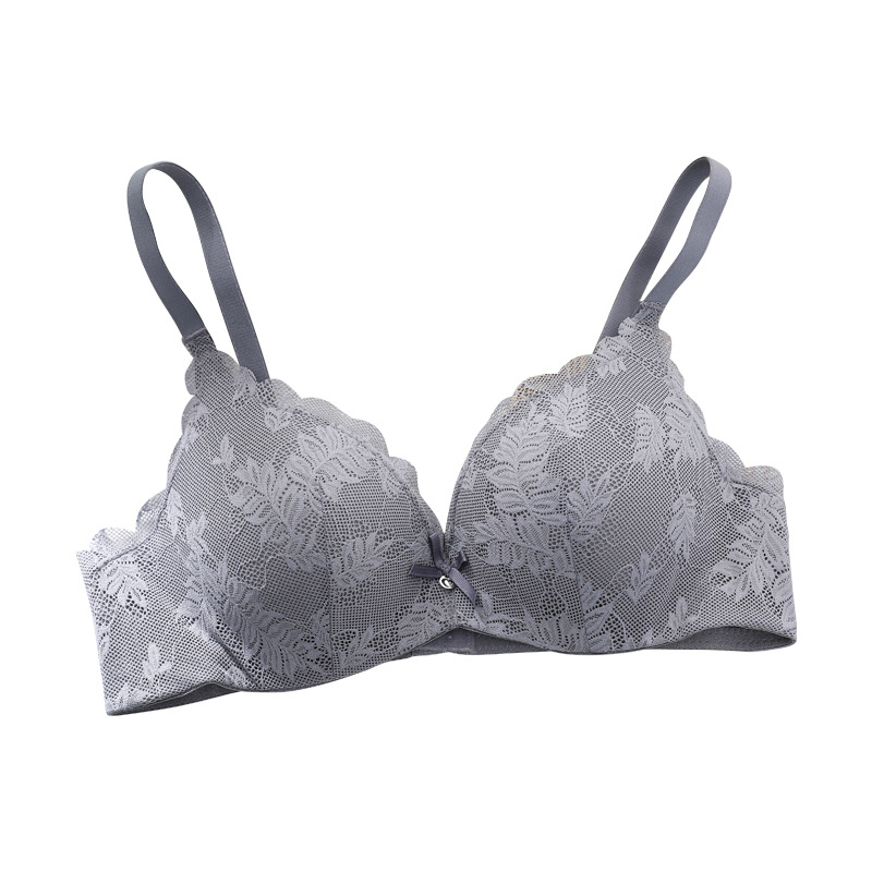 Fábrica ajustable en el sitio de damas sujetador de encaje sexy superior delgado bajo grueso reunido sobre el bra anti-caída sureste image 5