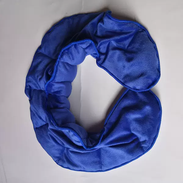 Wholesale cross-border heating shawl microwave oven heating neck pillow filled lavender maifan stone warm hot compress shoulder neck pillow