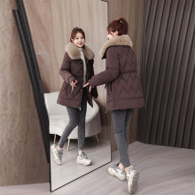 高端加厚棉服女短款2025年冬季新款大毛领显瘦轻奢品牌外套