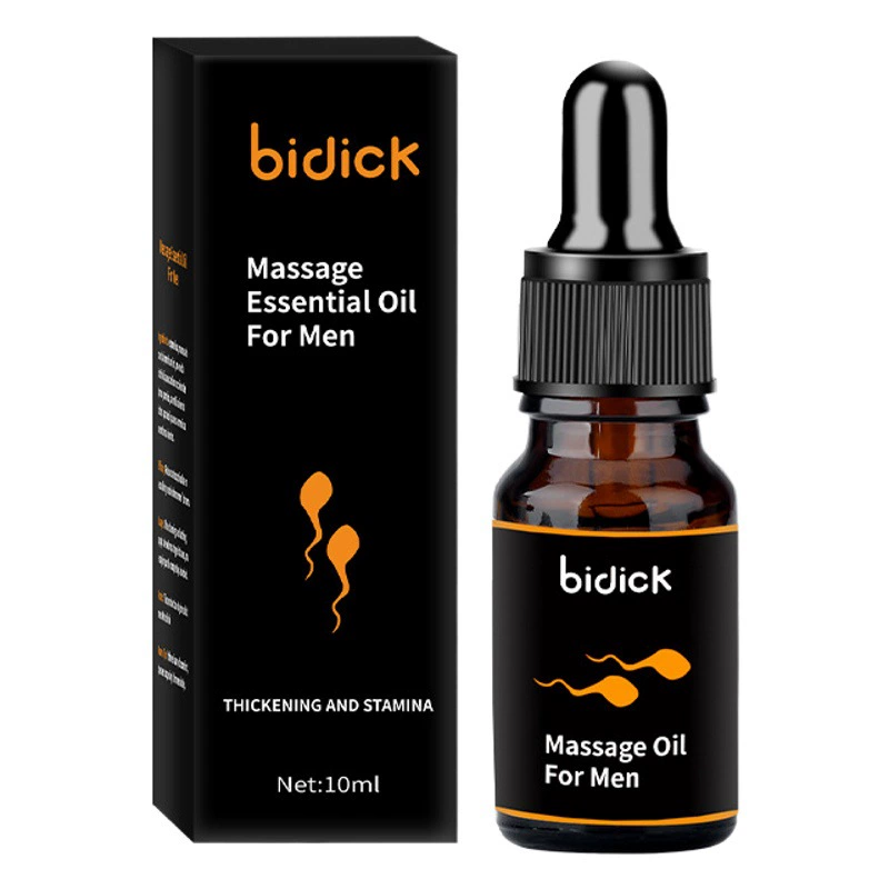 Мужское массажное эфирное масло BIDICK 10 мл, масло для задержки эякуляции 10 мл