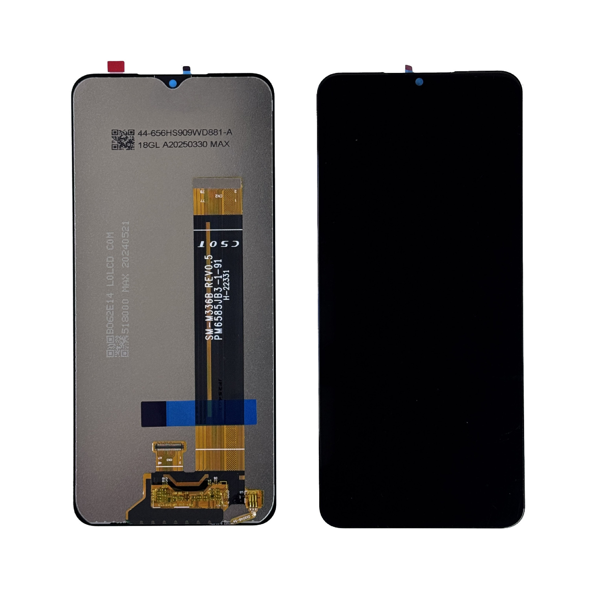 Para Samsung A12 A10 A20S A02S A04 A05 A06 A146 Conjunto de pantalla de visualización del teléfono móvil