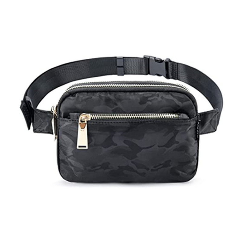 Bolsa de moda para hombres y mujeres, bolsa de correr, bolsa de cadera, bolsa de vagabundo, bolsa de viaje de acondicionamiento físico al aire libre, se puede fijar