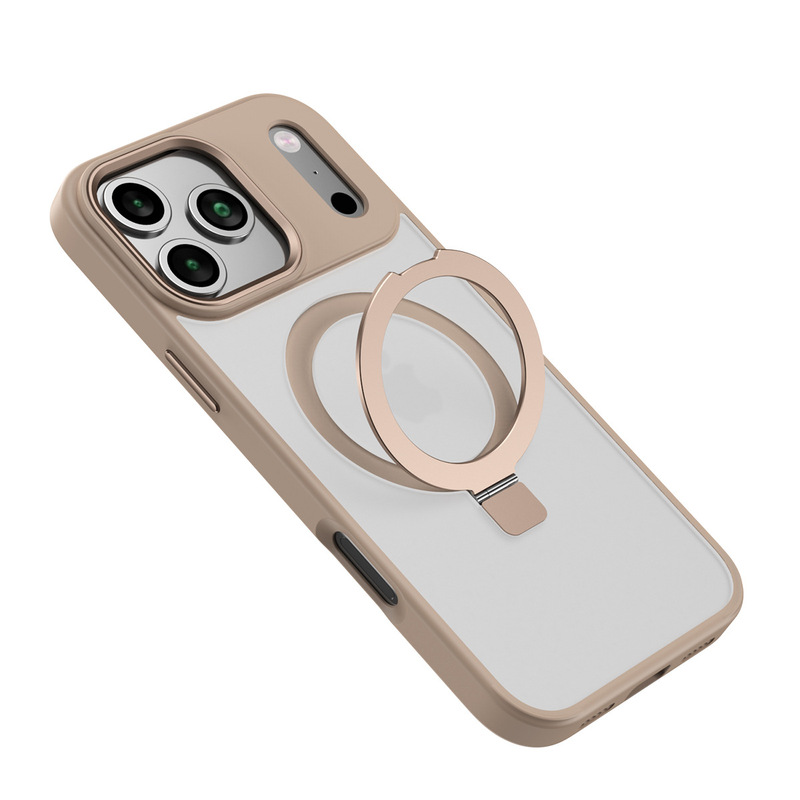 Apple 17 肌感触磁気不可視支点ケース iPhone16promax スタンド携帯電話ケースに適した新しいクロスボーダー|undefined