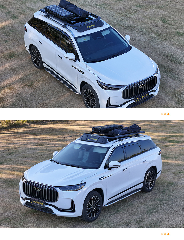 Chery Tiggo 9 Roof Rack Ladder Side Tent Roof Box Outdoor Off-Road Modified Roof Platform