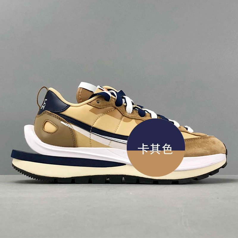 Putian Pure Original Waffle 3.0 Second Generation Co-branded Sacai Double Hook Deconstructed Unisex Running Casual Sports Shoes