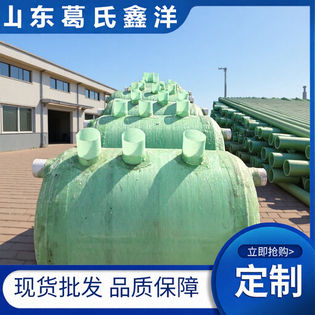 生产批发 6-100立方 水泥化粪池 玻璃钢化粪池