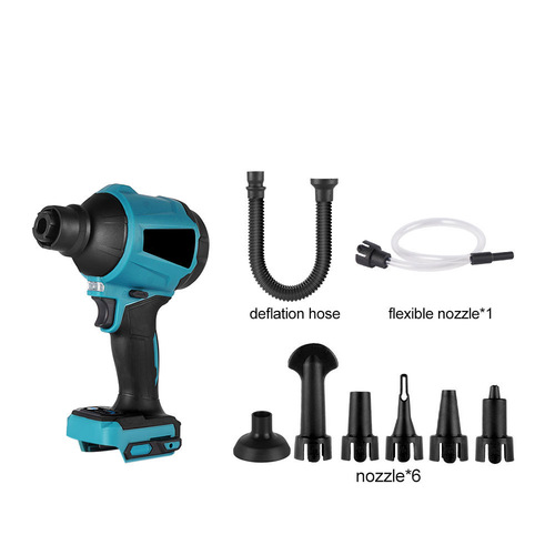 Lithium battery rechargeable lithium electric dust blowing gun soot blowing gun hair dryer air extraction gun household appliances dust removal gun snow removal and dust removal