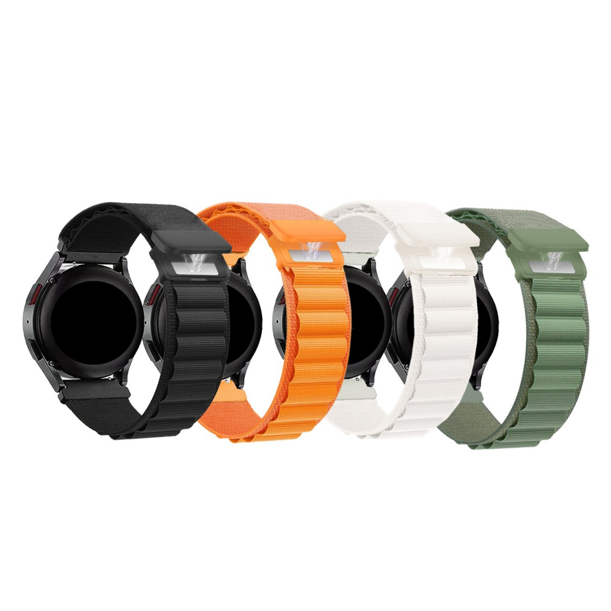 Adecuado para Samsung hebilla magnética montaña salvaje diámetro Correa 18/20/22mm Apple Huawei reloj Correa plástico conector