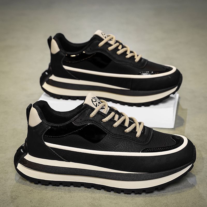 Zapatos de hombre 2026 primavera nuevos zapatos transpirables de alto nivel bajo zapatos de estilo general de moda zapatos elevados zapatos deportivos casuales