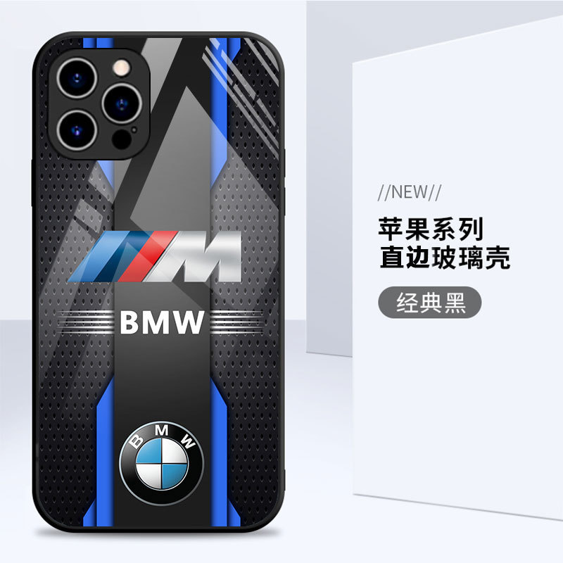 For Apple 13 mobile phone case iPhone12 silicone XR all-inclusive anti-drop XSMAX/7p car logo XS men's 6p