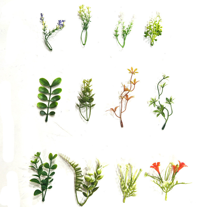 Wholesale Simulated Green Plants, Plastic Eucalyptus Leaves, Wheat Ears Decoration, Simulated Flowers, Handmade Simulated Green Plants and Aquatic Plants Accessories Wholesale Simulated Green Plants, Plastic Eucalyptus Leaves, Wheat Ears Decoration, Simulated Flowers, Handmade Simulated Green Plants and Aquatic Plants Accessories