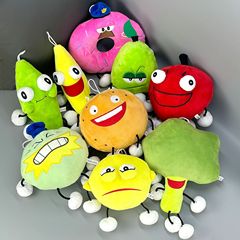 Cross-border shovelware brain fruit puzzle game plush toy donut honeydew melon banana apple