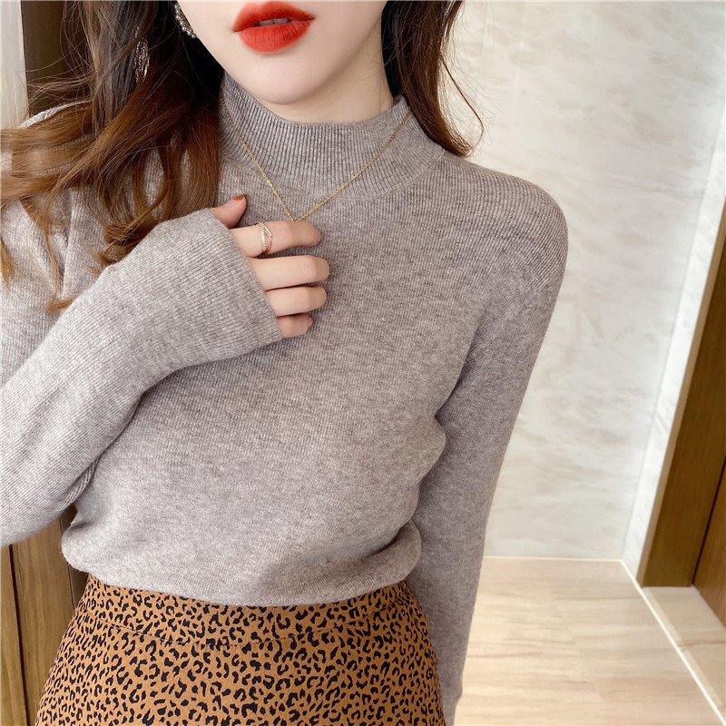 라이트 브라운[하프 터틀넥]