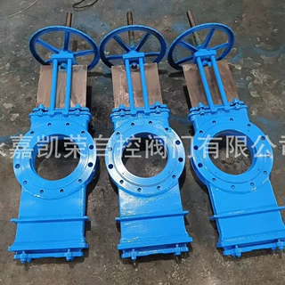 厂家直销手动穿透式刀闸阀SCZ73H-10C穿长板刀闸阀耐磨纸浆矿浆阀