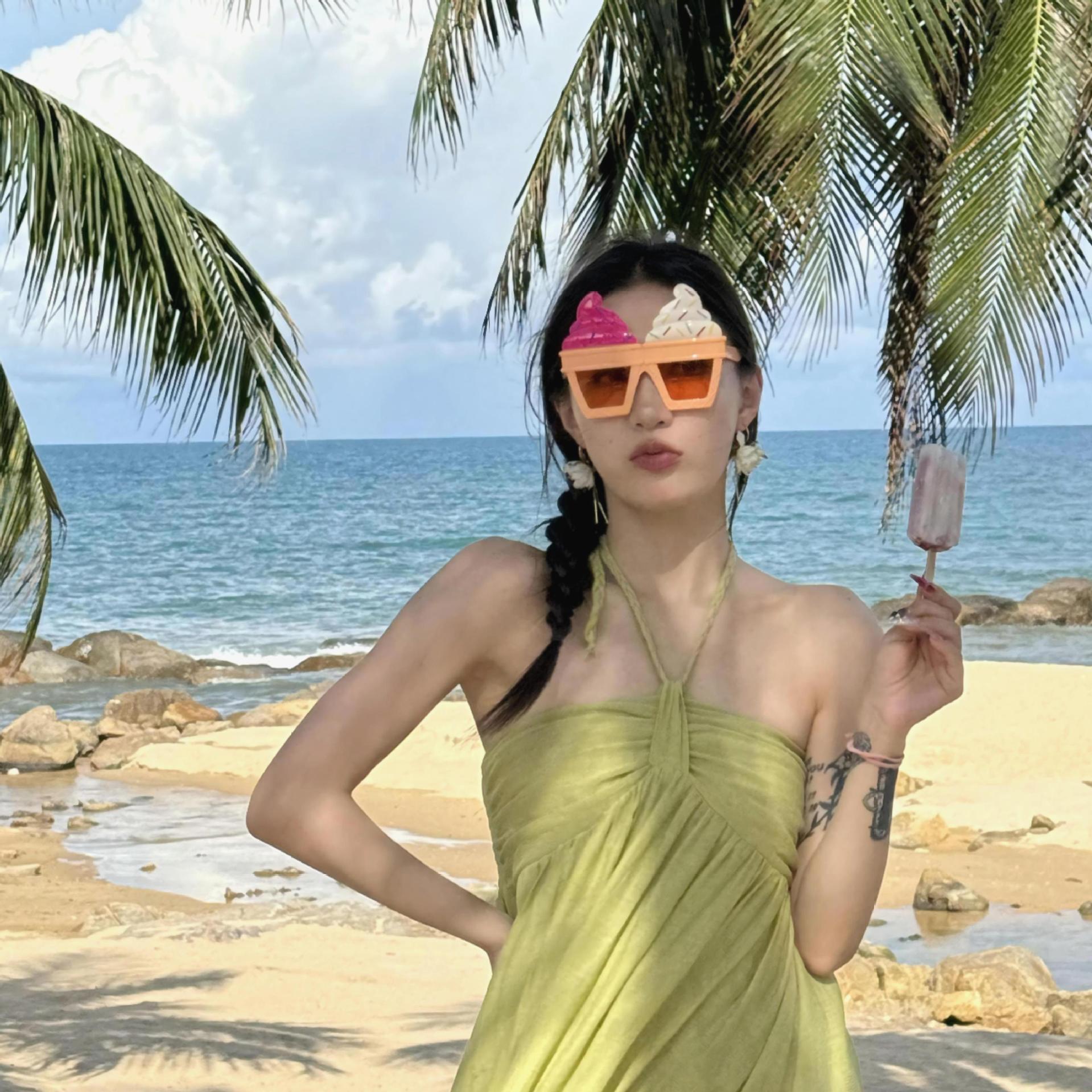 Gafas de Fiesta con Temática Hawaiana, ABS, Divertido, Decorativo, para Fiestas en la Playa y Festivales de Música