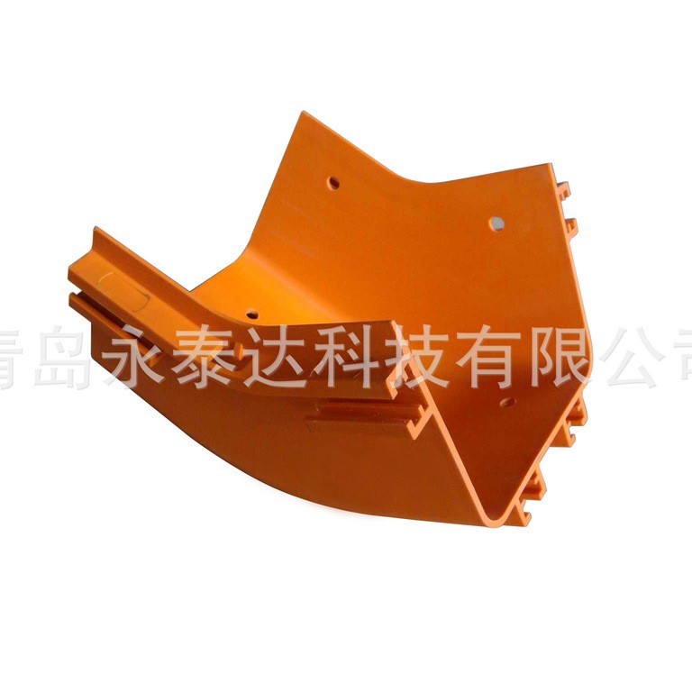 供应光纤槽下垂45°弯通|尾纤槽|采用阻燃塑料-价格低质量优