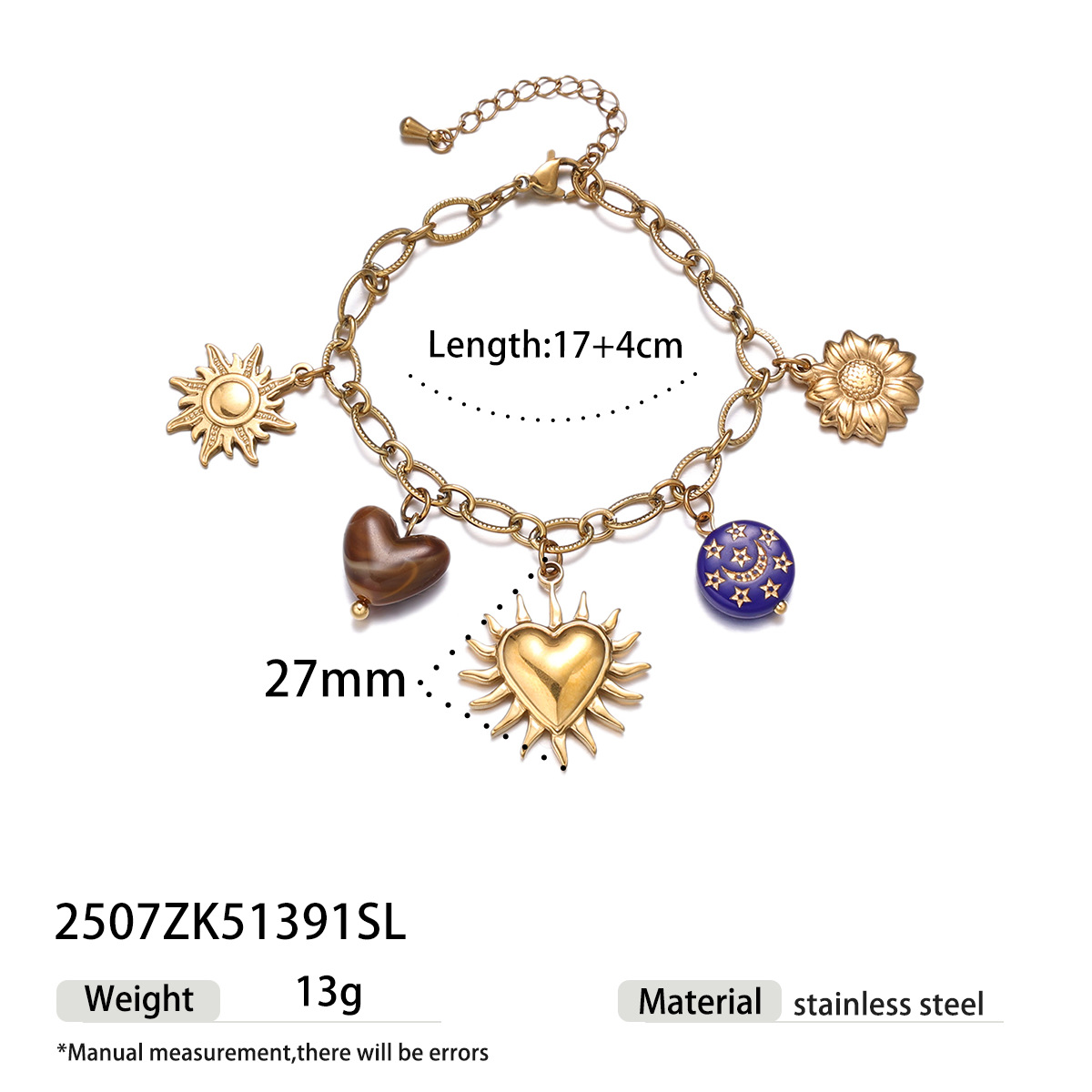Collar de acero inoxidable TENA Europa y los Estados Unidos Collar de flores de sol de nicho de lujo ligero Acero de titanio no desvanecer joyas explosivas transfronterizas image 7