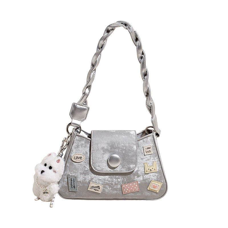 Popularidad transfronteriza simple bolso de brazo para mujeres 2025 nuevo estilo de estilo universal bolso de hombro extranjero textura de moda bolso de mochila super caliente