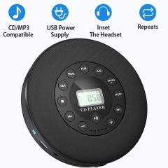 跨境便携式蓝牙CD播放机MP3音乐播放器英语听力专辑cd机
