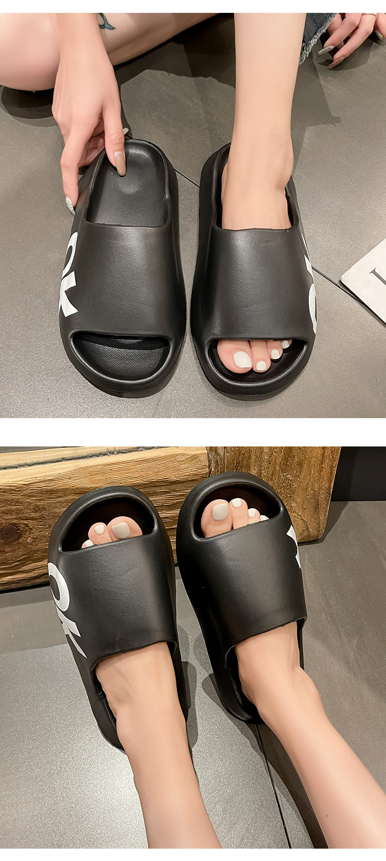 Trendy Men's Slippers With Thick Sole For Comfortable Summer Wear_voghion.com