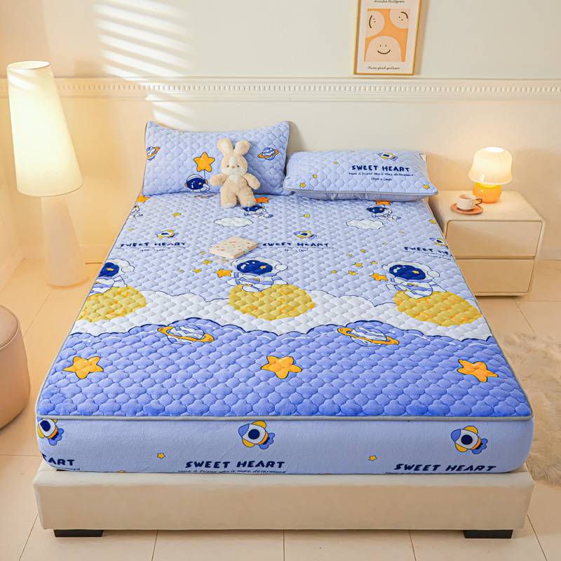 2025 New Type a Milk Velvet Soy Fiber Antibacterial Quilted Bed Sheet 2025 New Type a Milk Velvet Soy Fiber Antibacterial Quilted Bed Sheet