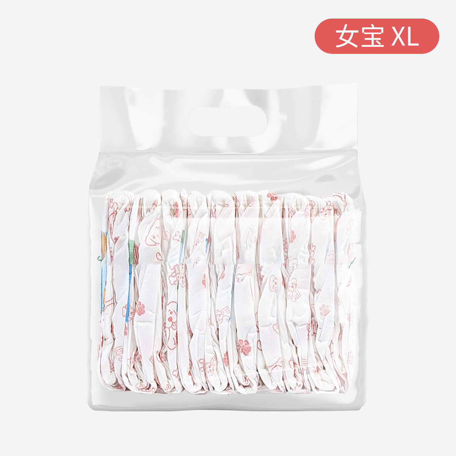 Etiqueta de etiqueta de impresión UV personalizada OEM Pañales para mascotas Pijama para perros Pañales de hueso de cachorro Ventas directas de fábrica