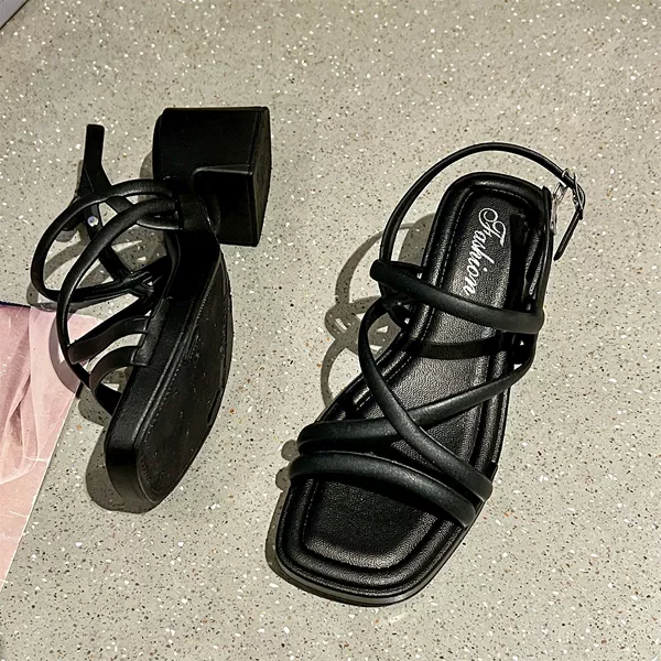 Black belt black after high heels