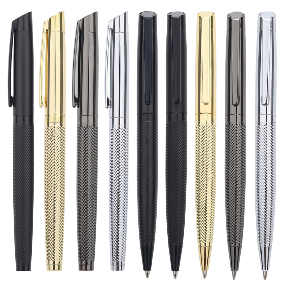 New Metal Ball Pen Promotional Signature Pen Copper Pen Carving Pen High-grade Gift Pen Gel Pen Business Cross-border