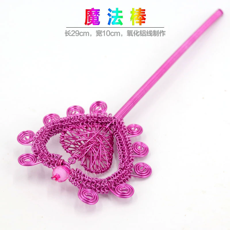 Детская сказочная волшебная палочка-игрушка Принцесса Маленькая волшебная фея Flash Подарок на день рождения для девочки Поставка изделий ручной работы из алюминиевой проволоки