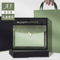 高級ルーズリーフ手帳ギフトボックスセット創意会社学校プレゼントプレゼントはロゴビジネス手帳を印刷できます。