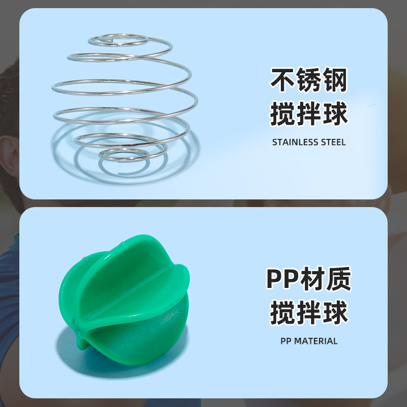 1000ml taza de polvo de batido para adultos taza de batido de fitness deportes taza de agua taza de plástico de gran capacidad taza de agitación