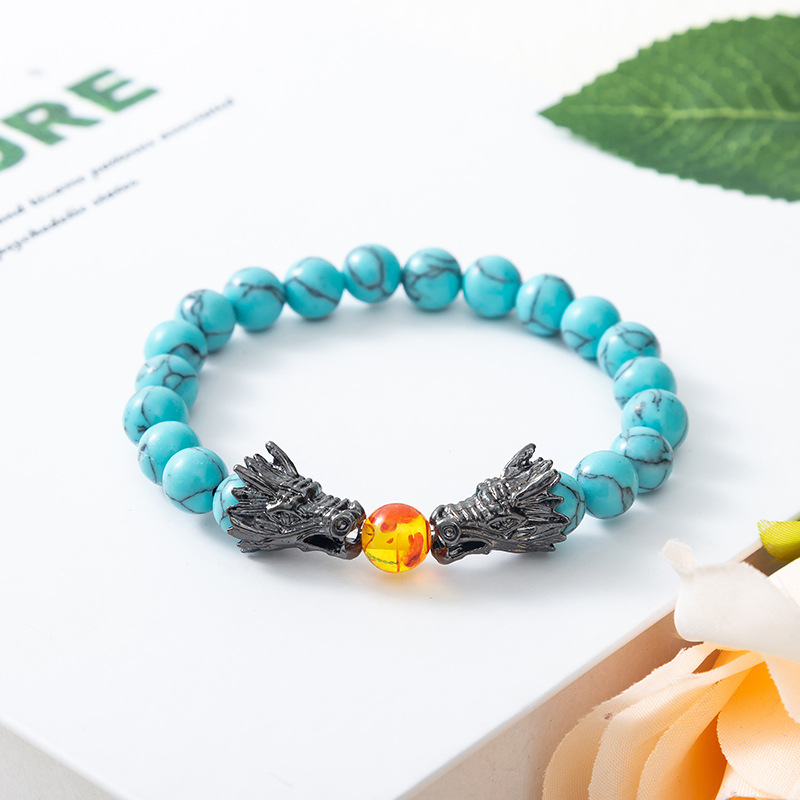 Howlite Simple Style Dragon Bracelets display picture 5