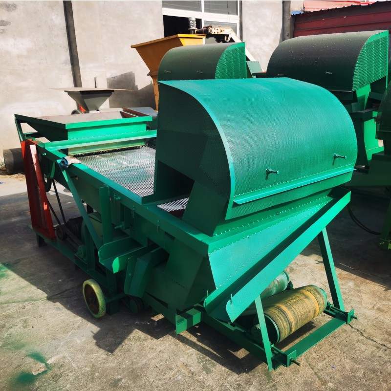 小型黄豆筛选机【清理黄豆杂质】粮食分离筛  带抛粮风选