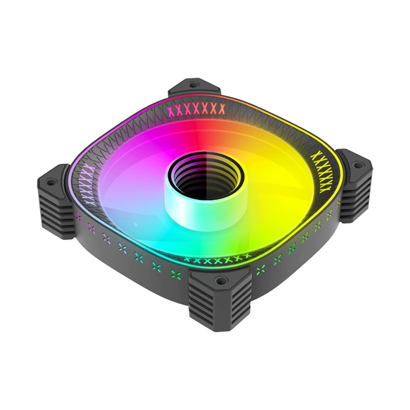 Вентилятор в корпусе COOLMOON Lunar Explorer 12 см, RGB, бесшумный, реверсивный