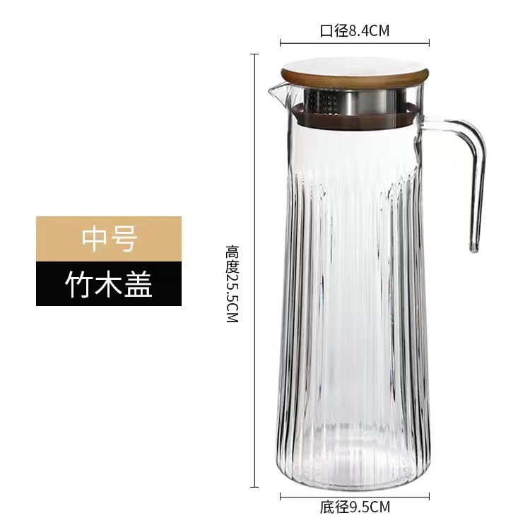 Jarra de acrílico olla de jugo de plástico hervidor de agua fría restaurante bar KTV olla de bebidas resistente a altas temperaturas olla de limón a prueba de explosiones