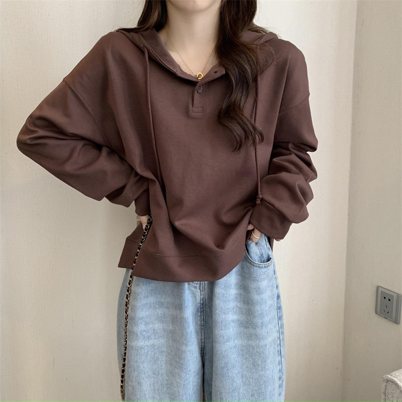 ins超火卫衣女秋薄款宽松韩版潮学生百搭长袖带帽衫上衣服外套|undefined