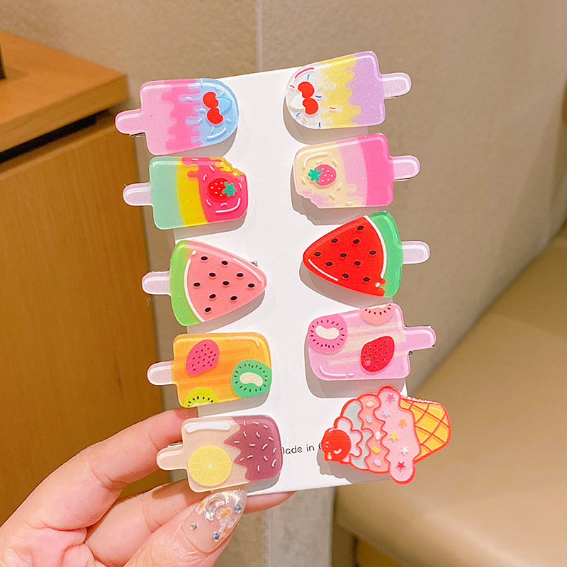 Clips de pelo de color gelatina dulce coreano otoño y invierno estilo francés pestaña estilo de cabello temperamento universal clips de cabello elegante accesorios de cabello