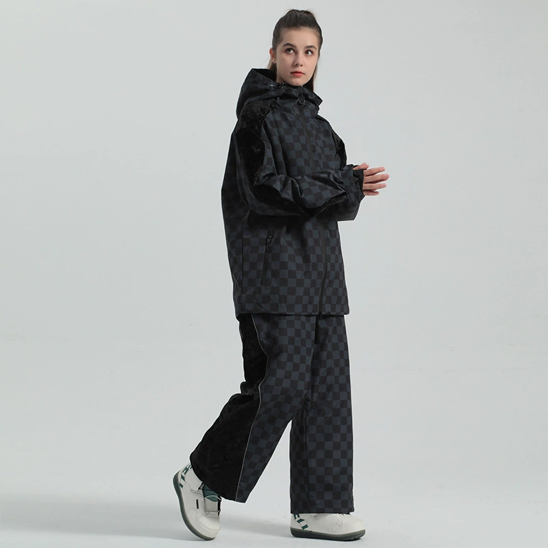 Winter ski ski suit, travel windproof keep warm waterproof breathable wear-resistant set