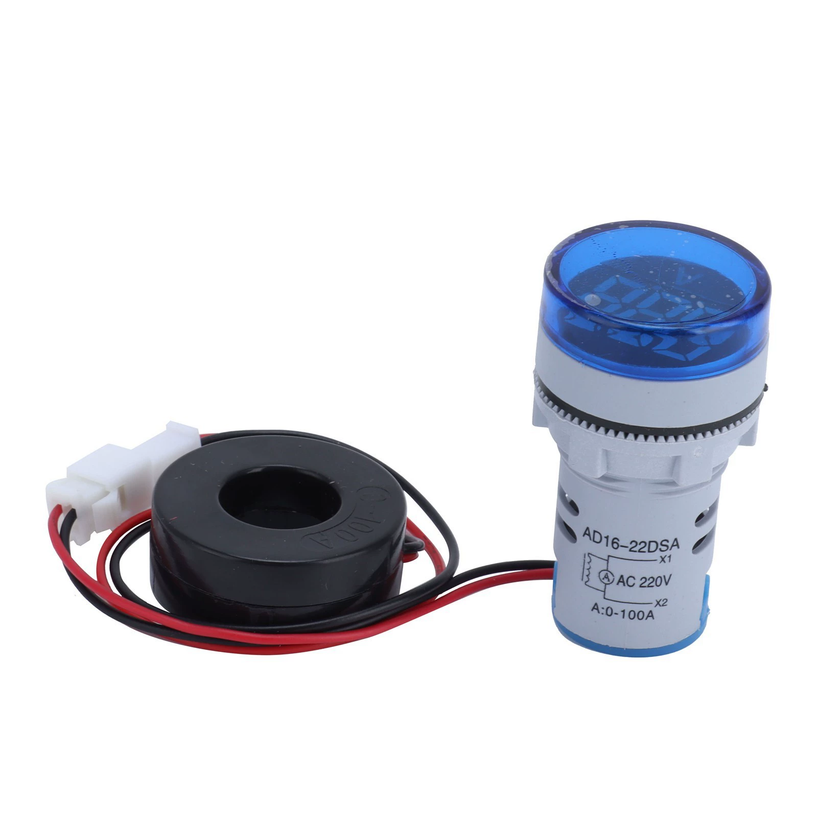 Большой экран цифровой дисплей амперметр AD16-22DSA 0-100A